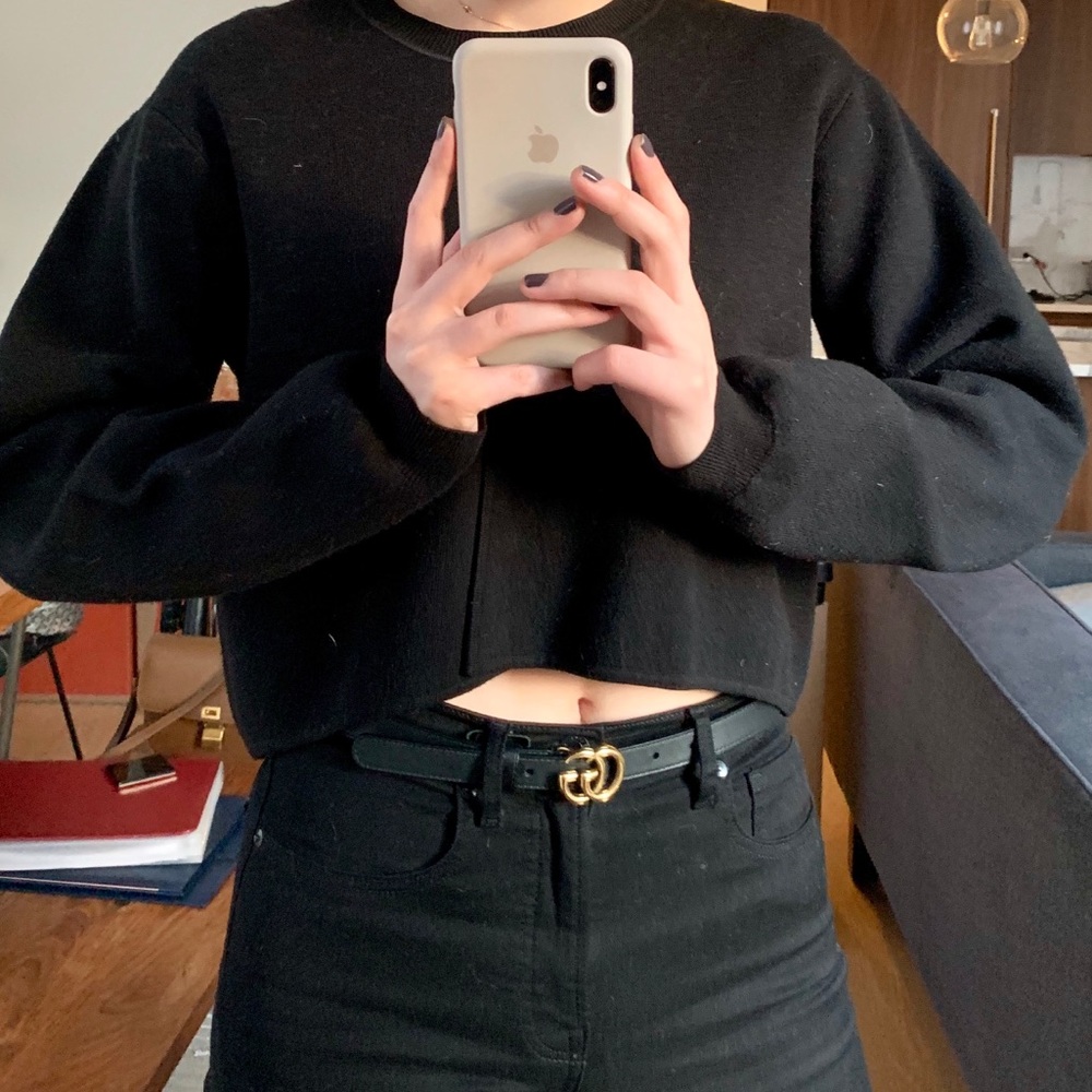 Opening ceremony black sweat shirts